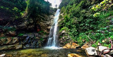 La Cascada de Chicaguá de Arboledas tiene 60 metros de alto.
